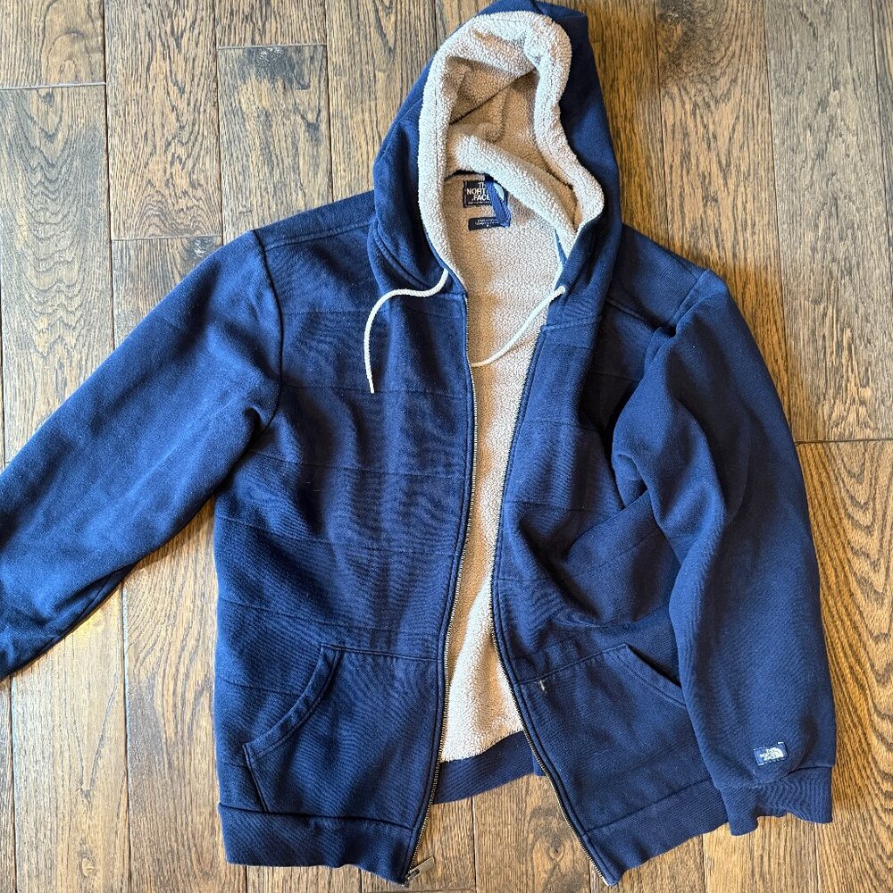 Northface Fleece Lined Hoodie Sweatshirt XL